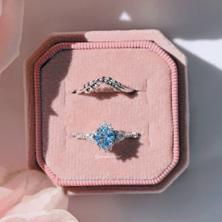 Filigree Leaf Wedding Band in Sterling Silver