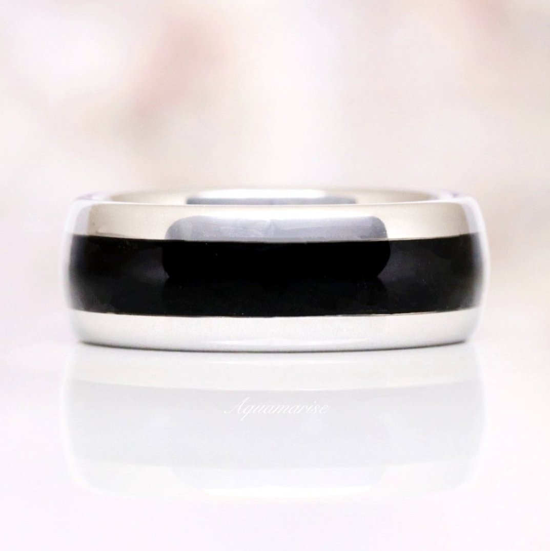 Elain Black Onyx Couples Ring