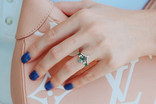 Skye Kite®  Moss Agate Couples Ring Set