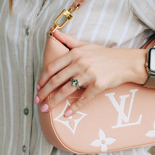 Northern Lights Woodland Couples Ring Set