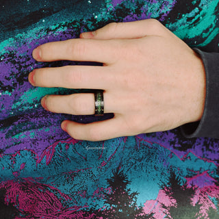 Skye Kite® Green Moss Agate Couples Ring Set