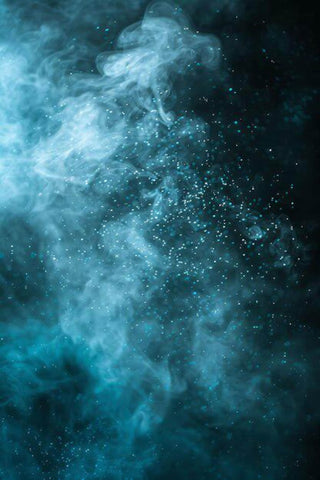 Fireworks Cut Aquamarine Couples Ring Set