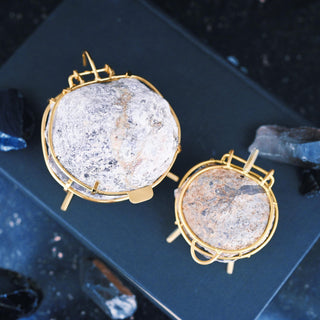 Geode Ring Box - Crystal Engagement Ring Holder for Proposal or Keepsake