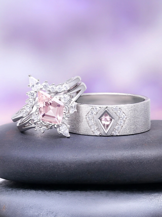 couples rings Aquamarise