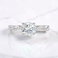 Pavé engagement ring by Aquamarise shown in a ring style banner