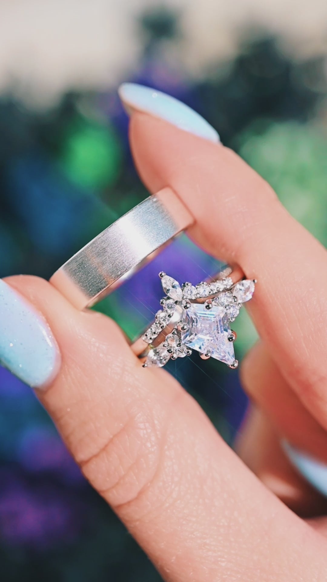 Skye Kite™ Diamond (cz) Couples Ring