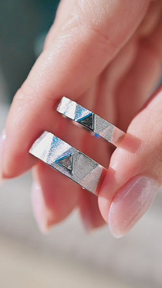 herkimer diamond couples ring