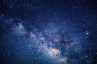 Starry night sky with the Milky Way galaxy