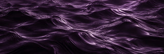 Deep purple water rippling in soft light, Aquamarise page banner