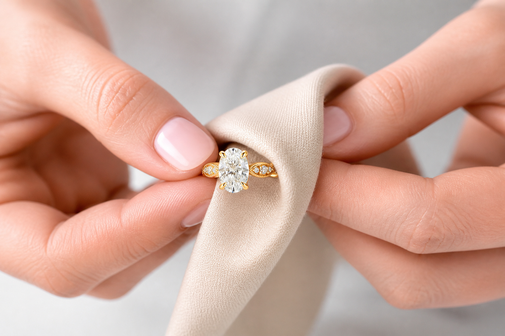Aquamarise gemstone ring