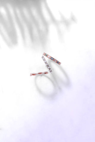 women wedding bands banner white 