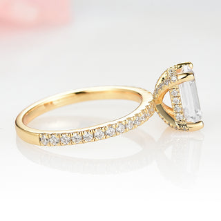 Lab-Grown Diamond Engagement Ring- 14K Solid Yellow Gold (IGI Certified)