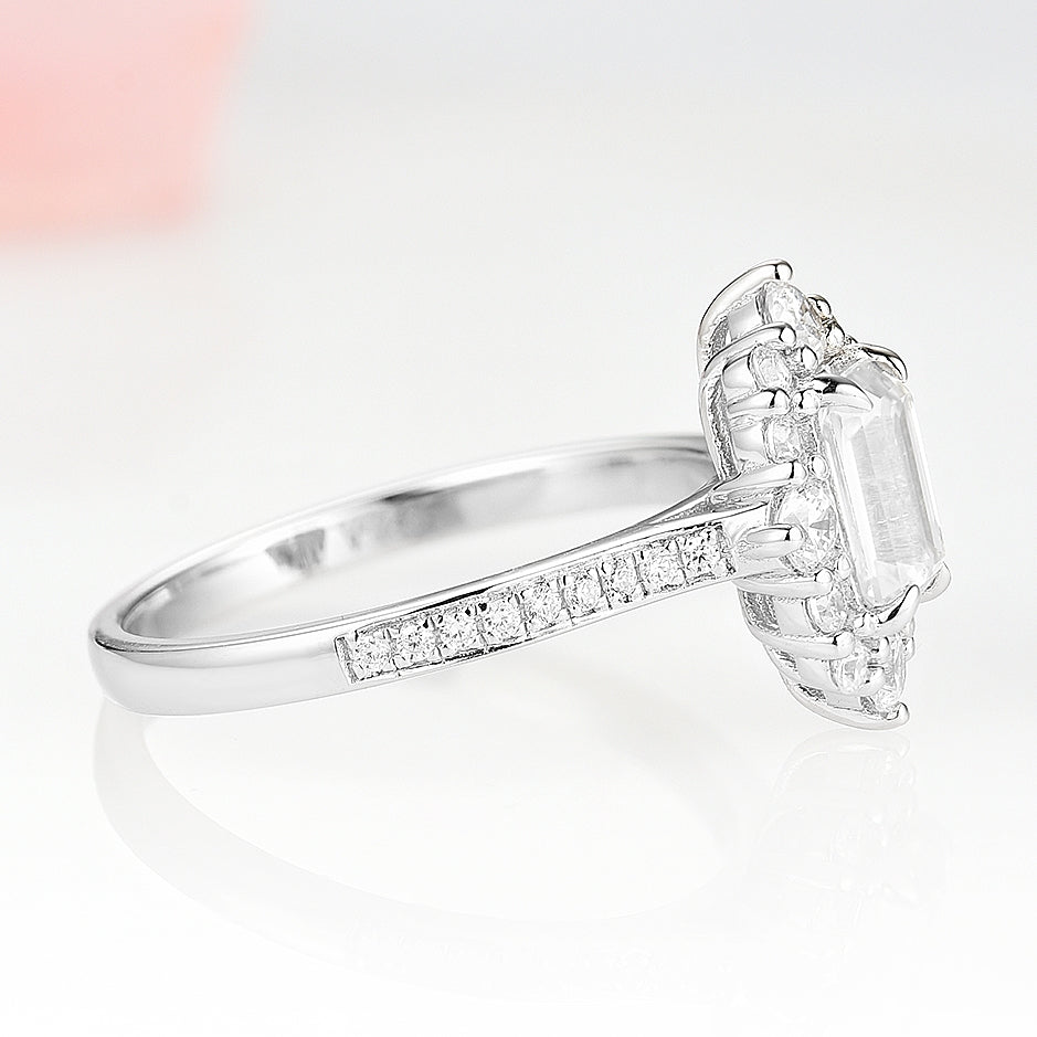 Lana Engagement Ring- 14K White Gold