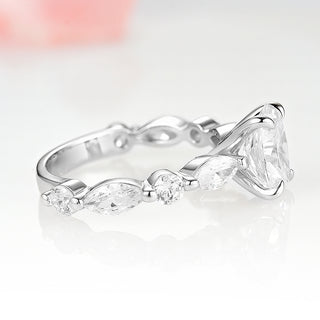 Viviana Lab-Grown Diamond Engagement Ring- 14K White Gold (IGI Certified)