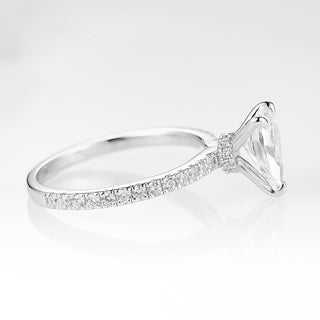 Lumiere Lab-Grown Diamond Engagement Ring- 14K White Gold (IGI Certified)