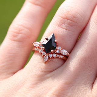 Skye Kite®  Black Onyx Ring Set in 14K Rose Gold Vermeil