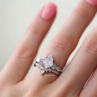 Skye Kite® Rainbow Moonstone Ring Set in Sterling Silver