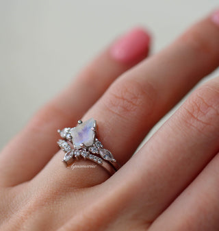 Skye Kite® Rainbow Moonstone Ring Set in Sterling Silver