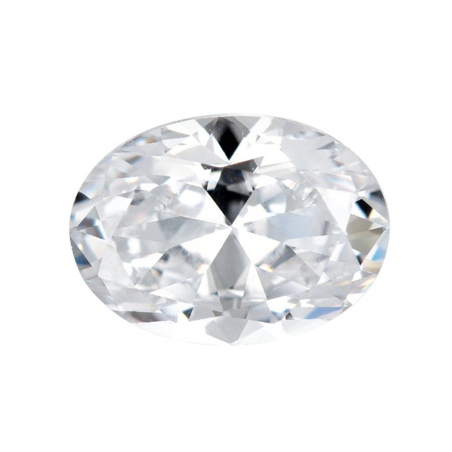 Premium Oval Cut Loose Moissanite Gemstone