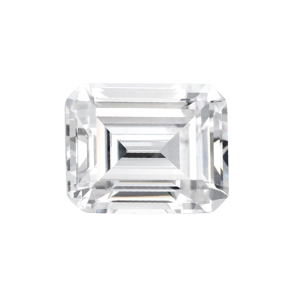 Premium Emerald Cut Loose Moissanite Gemstone