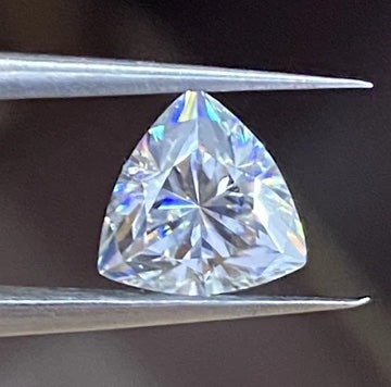 Premium Trillion Cut Loose Moissanite Gemstone