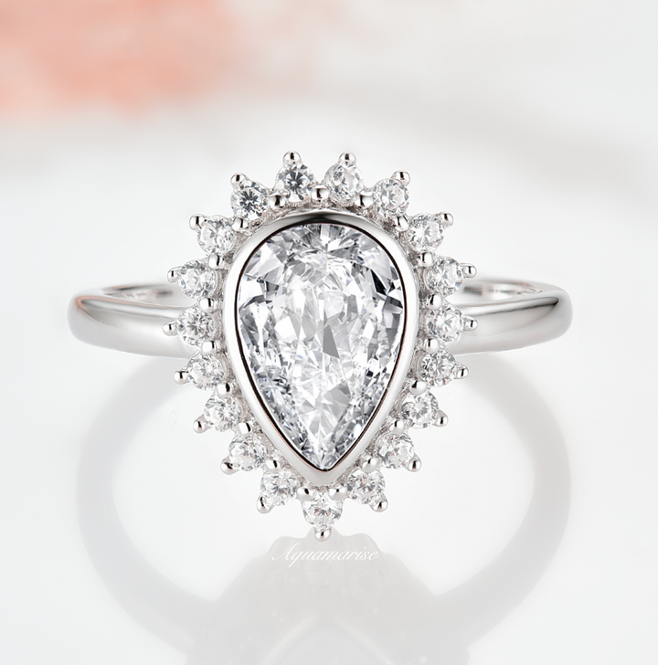 Anna Simulated Diamond (cz) Ring- 925 Sterling Silver