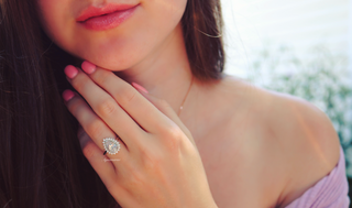 Anna Simulated Diamond (CZ) Ring- 925 Sterling Silver