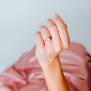 Waverly Lab-Grown Diamond Engagement Ring- 14K Solid Rose Gold (IGI Certified)