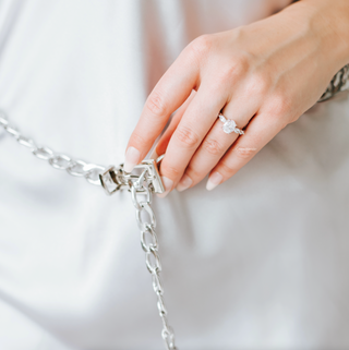 Viviana Lab-Grown Diamond Engagement Ring- 14K White Gold (IGI Certified)