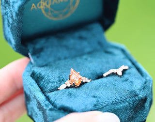 Skye Kite® Natural Sunstone Ring Set in 14K Rose Gold Vermeil