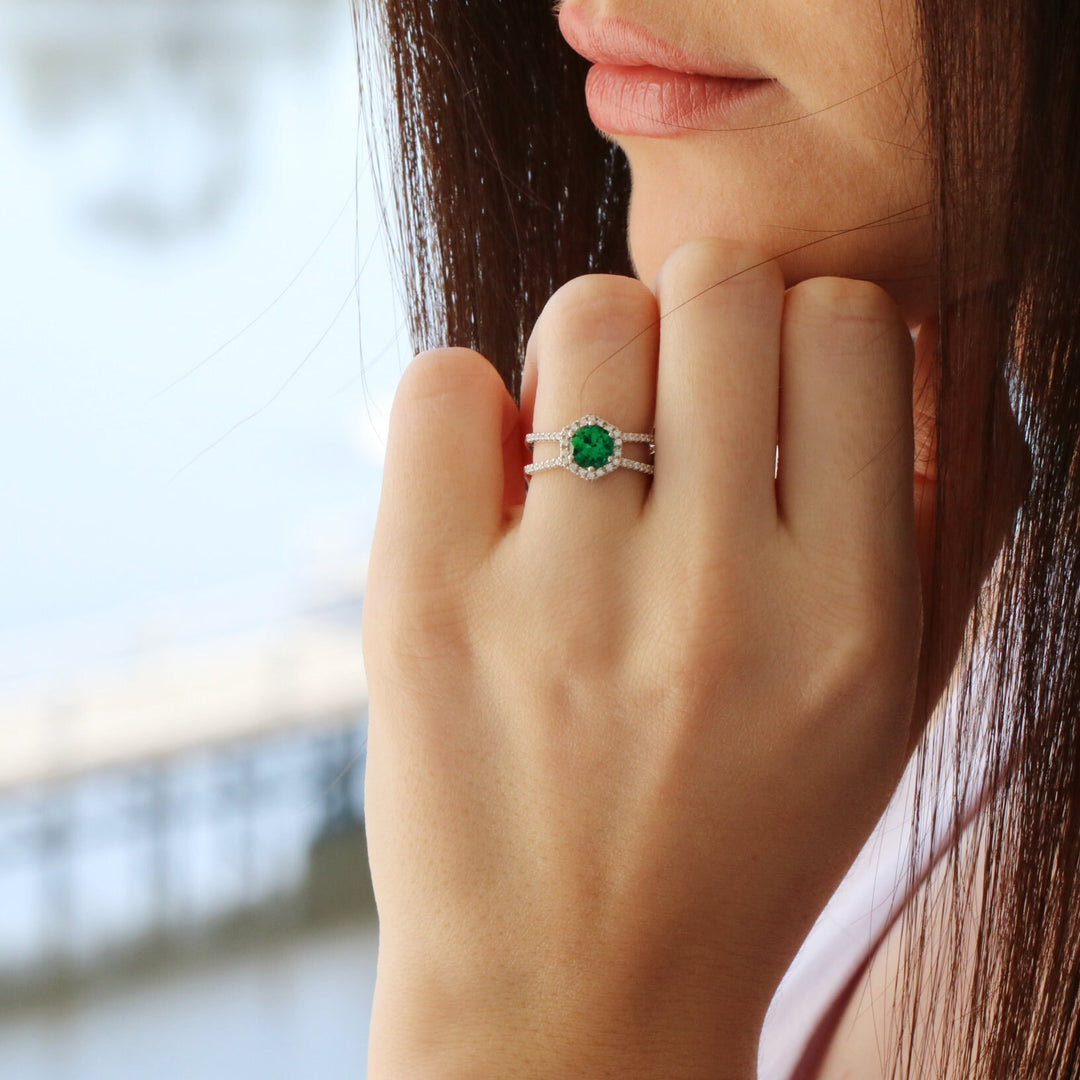 Lyla Citrine Ring- Sterling Silver