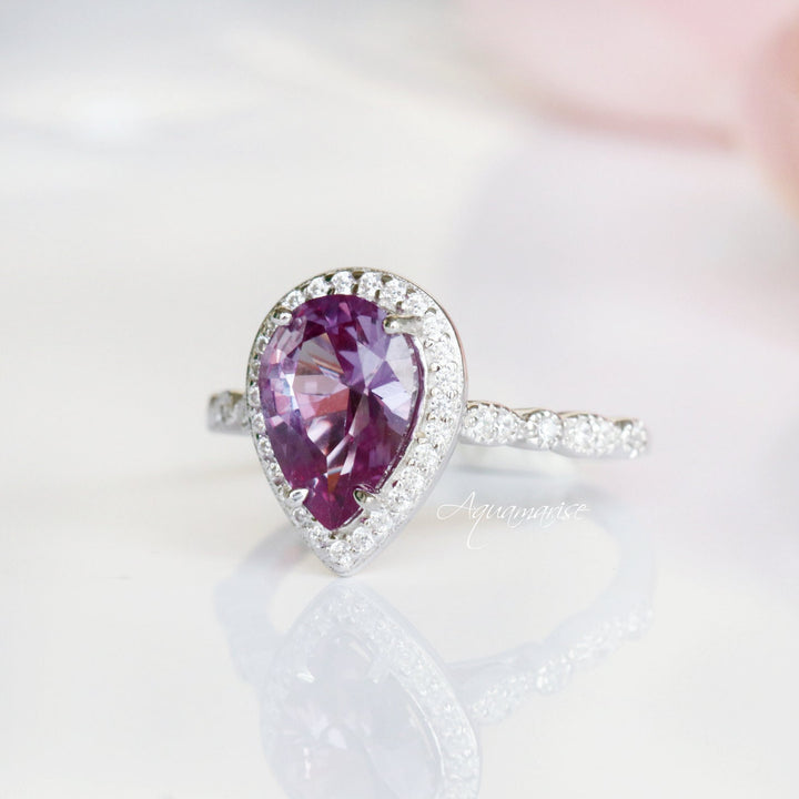 Luxe Alexandrite Ring- Sterling Silver