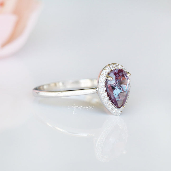 Camila Alexandrite Ring- Sterling Silver