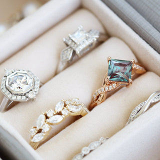 Petite Twisted Vine Diamond Wedding Band in 14K White Gold