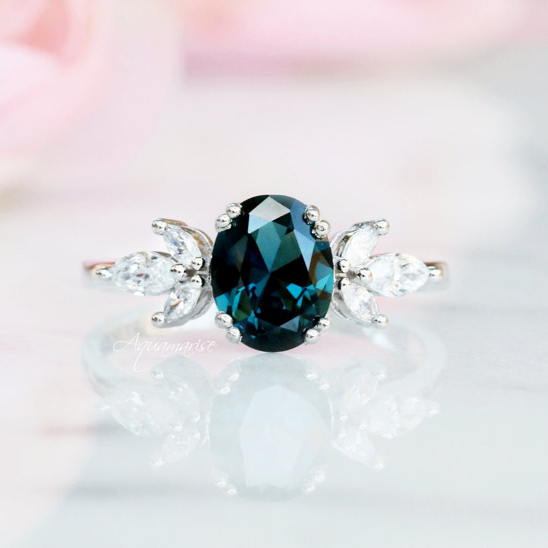 Eva London Blue Topaz Ring- Sterling Silver