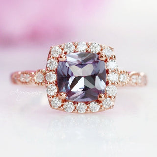 Alexandrite Ring- 14K Rose Gold Vermeil