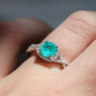 Lana Paraiba Tourmaline Ring- Sterling Silver