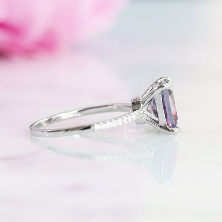 Nora Alexandrite Ring- Sterling Silver