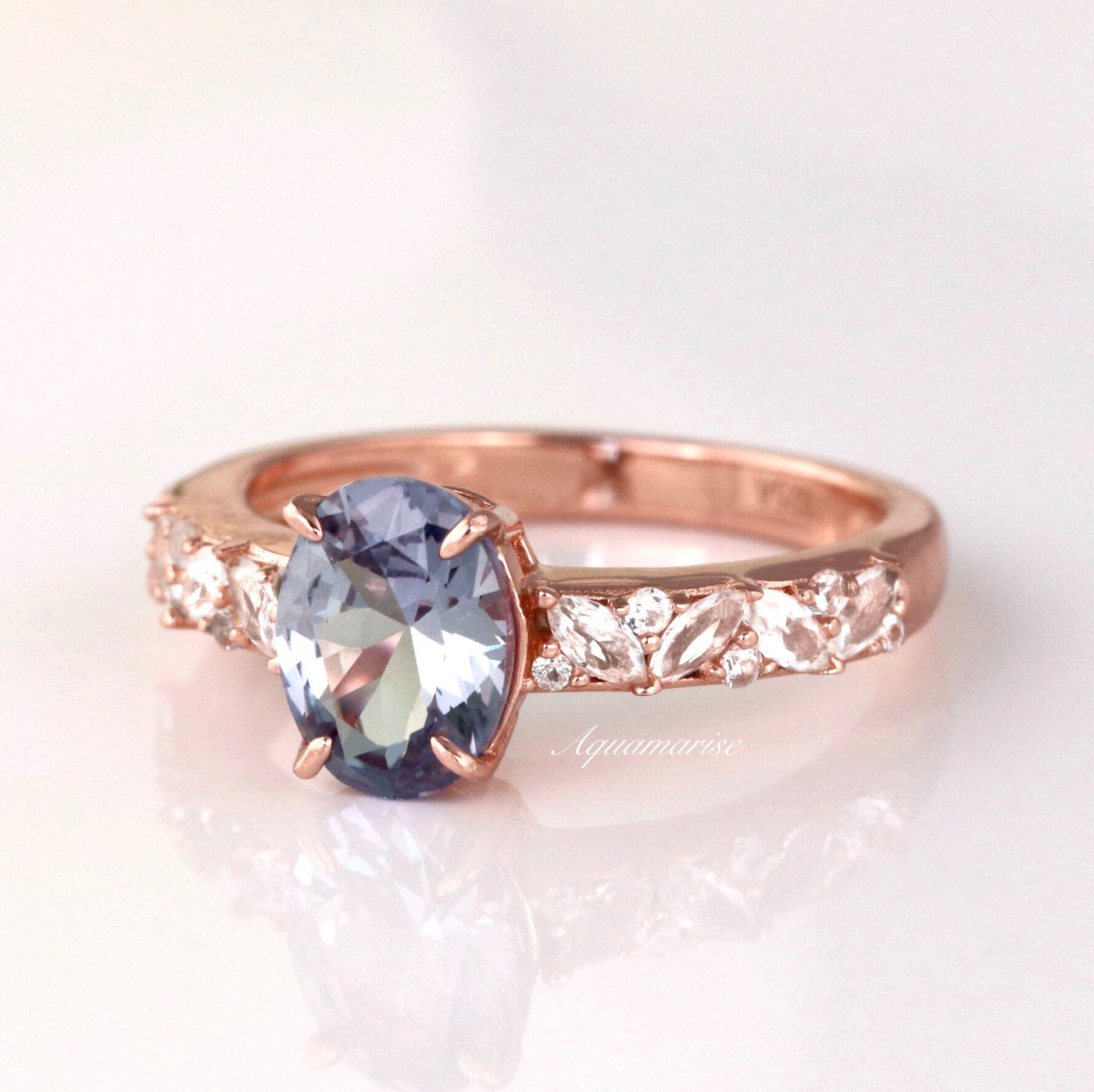 Tacori Alexandrite Ring- 14K Rose Gold Vermeil