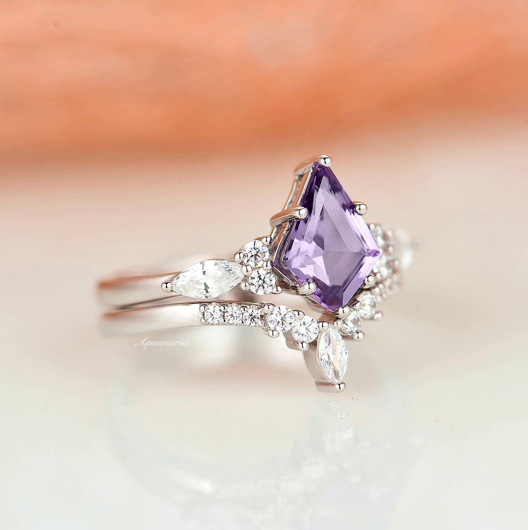 Skye Kite™ Alexandrite Ring Set- Sterling Silver