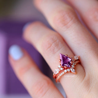 Skye Kite® Natural Amethyst Ring Set in 14K Rose Gold Vermeil