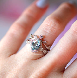 Gemma Aquamarine Ring- Sterling Silver