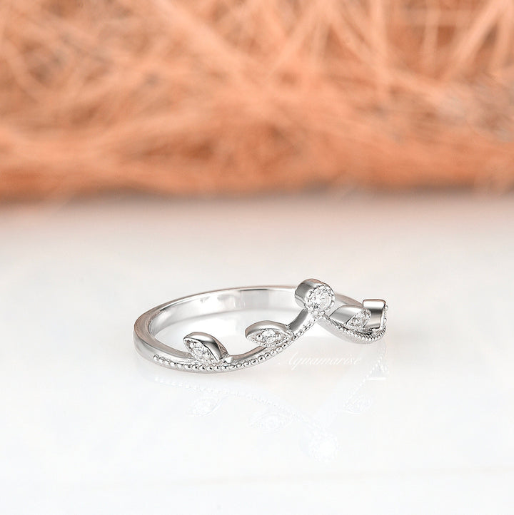 Gemma Curved Band- Sterling Silver