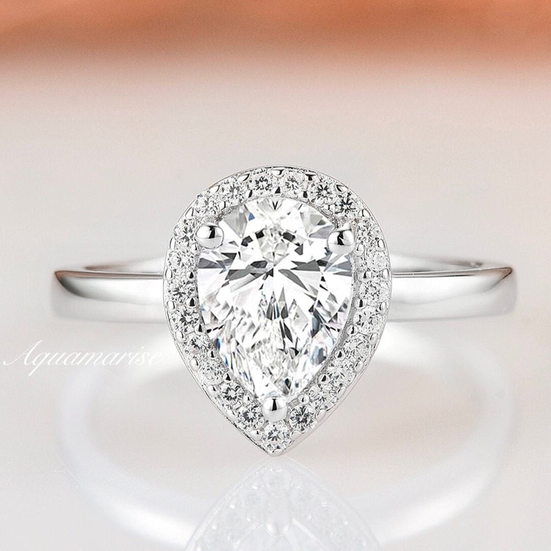 Camila Simulated Diamond Ring - Sterling Silver