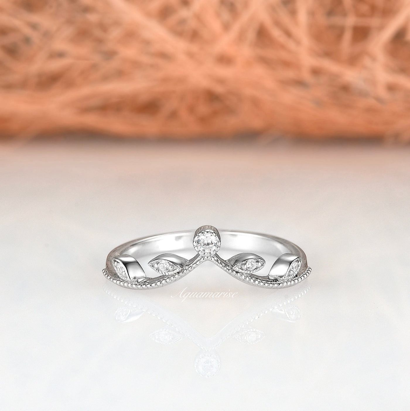 Gemma Curved Band- Sterling Silver